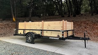 How to build walls for a utility trailer [upl. by Aratnahs]