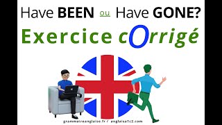 Anglais exercice corrigé  4160  BEEN ou GONE  niv B1 [upl. by Siravrat535]