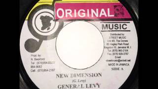 GENERAL LEVY  NEW DIMENSION  Reggae 7inch vinyl record [upl. by Blake]