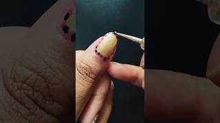 Dotting tool nailart design dotticure dottingtool dottingtoolnailart nailartathome shorts [upl. by Sedruol]