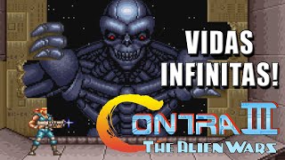 Snes Hack CONTRA III con Vidas Infinitas  ROM [upl. by Genevra]