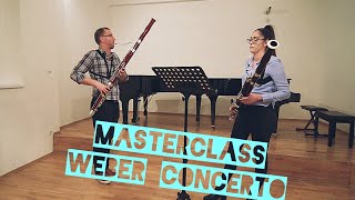 Weber bassoon concerto  masterclass [upl. by Haroldson]