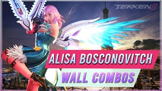 【Tekken 8 Alisa】Combo guide part 2 wall combos amp carry [upl. by Upton]