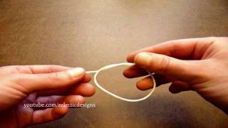 How to Tie Four Basic Knots  Jewelrymaking Techniques [upl. by Scholz]