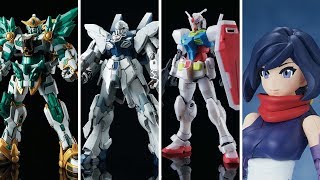 2019 MG Sinanju Stein Gundam Base GBN Figurise Std Ayame amp More [upl. by Atnoed141]