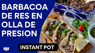 Barbacoa de Res en Olla de Presión  INSTANT POT [upl. by Assirok]