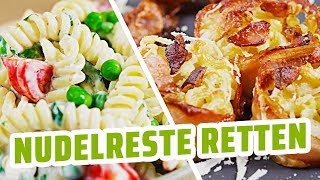 5 leckere Rezeptideen für NUDELN von gestern [upl. by Aikenat]