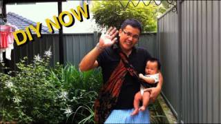 How to Carry a Baby Using a Sarong  DIY Now [upl. by Leyameg]