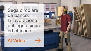 Sega circolare da banco la lavorazione del legno sicura ed efficace [upl. by Luhey]