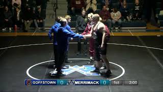 Merrimack Varsity Wrestling vs Goffstown High School January 17 2024 [upl. by Kataway]