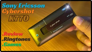 Sony Ericsson cyber shot K770 review  Sony Ericsson GamesRingtones [upl. by Yessac]