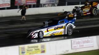 Fuel Altered New York Earthshaker vs Geroni Racing  2017 Night Of Fire at Lebanon Valley Dragway [upl. by Ansell]