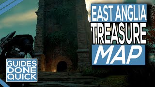 Assassins Creed Valhalla East Anglia Treasure Hoard Map Guide [upl. by Lleunamme]