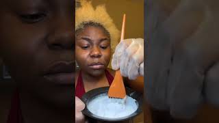 How To Bleach Your Roots Using 40 Developer 😳😍 reels hairbleach hairtransformation [upl. by Pirali]