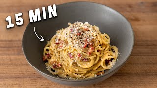 Easy Carbonara in 15 Minutes [upl. by Clute960]