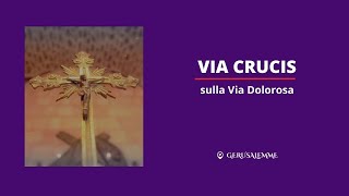 Via Crucis da Gerusalemme  16 febbraio 2024 [upl. by Retla]