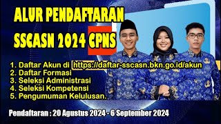 ALUR PENDAFTARAN SSCASN 2024 CPNS [upl. by Innig]