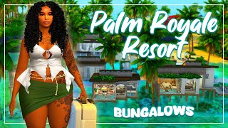 FUNCTIONAL RESORT in The Sims 4🌴 PALM ROYALE RESORT🌴 SIMS 4 SPEED BUILD [upl. by Greenquist681]