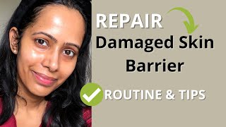 REPAIR Damaged Skin Barrier with this Skincare Routine and Tips  All Skin types [upl. by Enajharas]