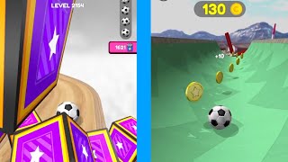 Going Balls Super Speed run Gameplay New Update Level 2154 [upl. by Ereveneug]