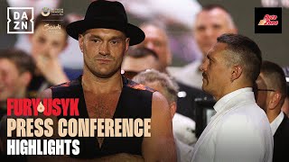 THAT Face Off  Tyson Fury vs Oleksandr Usyk Press Conference Highlights [upl. by Grewitz]