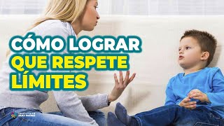 Cómo LOGRAR que mi NIÑO RESPETE LÍMITES  5 Estrategias FÁCILES de implementar [upl. by Nrubliw]