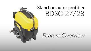 BDSO 2728 StandOn Auto Scrubber Feature Overview [upl. by Koah367]