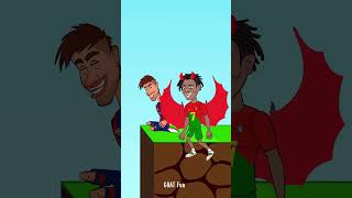 Lava Pit Challenge  Help Ronaldo save Messi From Evil IShowspeed [upl. by Nnayd]