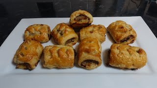 Sausage Rolls with Caramelised Red Onions [upl. by Ennirak]