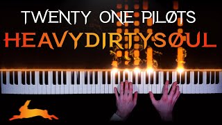 twenty one pilots  Heavydirtysoul  piano version  tutorial  how to play [upl. by Notfol]