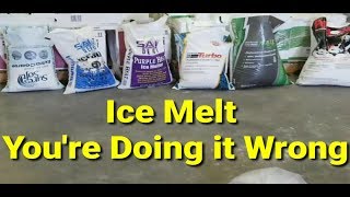 Ice melt your doing it wrong What to buy and why [upl. by Nissa]