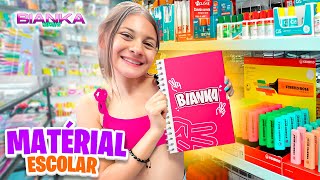 COMPRANDO MEU MATERIAL ESCOLAR 2023  BIANKA [upl. by Caton]