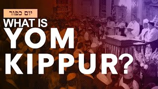 What is Yom Kippur The Jewish High Holiday [upl. by Adnahsed]