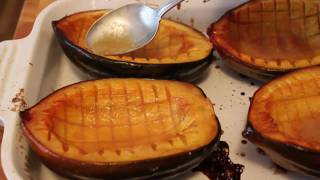 Baked Acorn Squash Recipe  Maple Glazed Squash [upl. by Walters640]