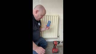 How to install an Easibleed to a radiator with a broken valve [upl. by Airetal475]