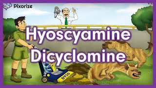 Hyoscyamine Dicyclomine Mnemonic for USMLE [upl. by Bilow]