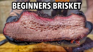 How to Smoke Brisket in a Charcoal BBQ for Beginners [upl. by Nirahs]