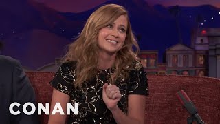 Jenna Fischer On The New Generation Of “Office” Fans  CONAN on TBS [upl. by Ziladnerb385]