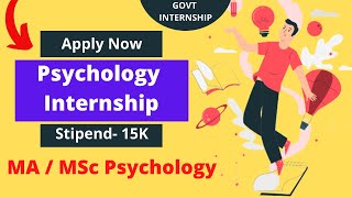 Internships for psychology majors  Internship for MA psychology student  Online interview  NO Fee [upl. by Mandel]