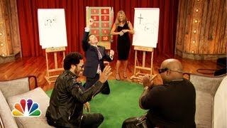 Pictionary with Jennifer Aniston Lenny Kravitz and CeeLo Green Part 2 [upl. by Janetta922]