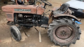 Restoration traction engine damaged  Reviving the ZENNOH ZL2201 diesel tractor 3 repairer gave up [upl. by Wagoner]