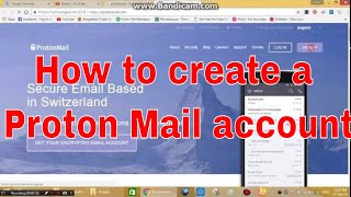 How to create a Proton Mail account [upl. by Ees]