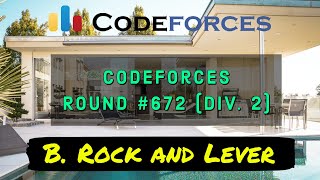 B Rock and Lever  Codeforces Round 672 Div 2  Hindi Editorial  Solution  sKSama Subscribe [upl. by Seyah]