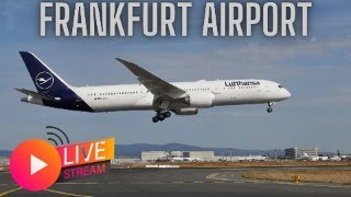 🔴Live🔴 Frankfurt Airport Saturday Afternoon Planespotting [upl. by Ynagoham]