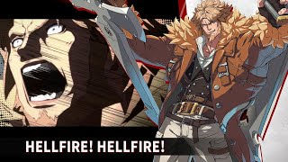 Hellfire With Lyrics Leo Theme  Guilty Gear Strive OST [upl. by Trebbor]