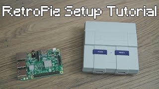 RetroPie Setup Tutorial with SNES Case [upl. by Terrene]