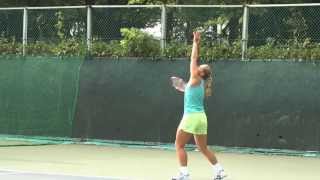 Sabine Lisicki ServeSlow Motion [upl. by Aneertak]