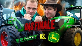 Das LETZTE Video 😢Team Fendt vs Team John Deere Wer gewinnt das TreckerDuell I Hundert Hekt [upl. by Yralam]