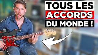 LASTUCE ULTIME POUR CONNAÎTRE TOUS LES ACCORDS À LA GUITARE [upl. by Haidabez]