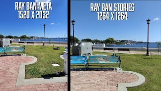 RayBan Meta vs RayBan Stories Video Quality Test [upl. by Nittirb310]